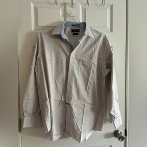 Paul Frederick Dress Shirt, size 17 x 35, gorgeous subtle pattern, never worn.
